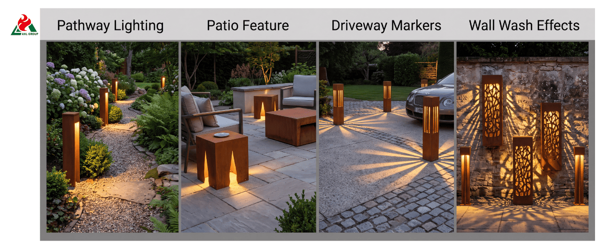 Corten steel light application supplier